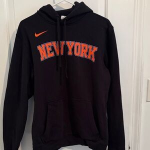 Nike Black and Orange New York Men's Hoodie - L